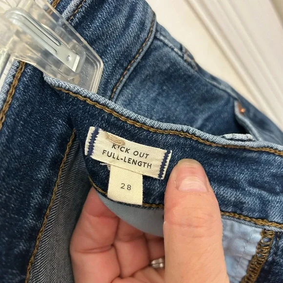 MADEWELL KICK OUT FULL LENGTH JEANS SIZE 28 - Picture 7 of 9